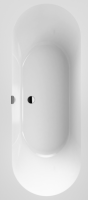 Ванна Villeroy&Boch Oberon 2.0 шгв 1800*800*470 цвет-камень белый (Stone White) UBQ180OBR2DV-RW