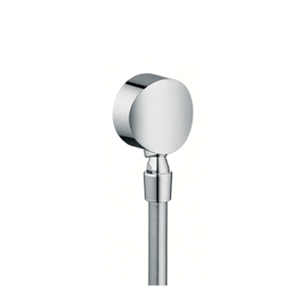 Шланговое подсоединение Hansgrohe Fixfit с клапаном обратного тока и шарнирным соединением S цвет-хром 27506000