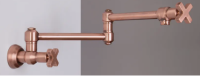 Смеситель для кухни Nicolazzi Monte Croce с запорным краном цвет-Brushed Brass 2251 OS 27