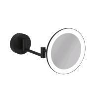Косметическое зеркало Kludi VELA R с подсветкой цвет-черный матовый 5899539W