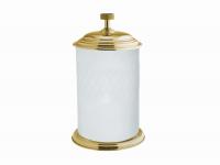 Ведро для мусора Boheme Royal Cristal золото 10934-G-B