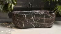 Ванна Antonio Lupi шгв 1700*800*550 цвет-Nero Marquina (черный мрамор) FIDA Nero Marquinia