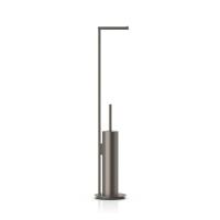 Стойка бумагодержатель с ёршиком Decor Walther MIKADO шгв 140*145*840 цвет колбы-Dark Metal Matt цвет-Dark Metal Matt PVD 0522359