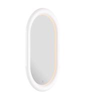 Зеркало Vitra Liquid овальное шгв 500*65*800 с подсветкой цвет рамы-белый 66743