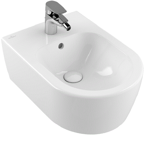 Биде подвесное Villeroy&Boch Avento шгв 370*530*395 цвет-альпийский белый 54050001