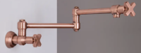 Смеситель для кухни Nicolazzi Monte Croce с запорным краном цвет-медь (Copper Plated) 2251 RA 27