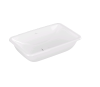 Раковина Villeroy&Boch Loop&Friends шгв 615*380*180 отверстия для смесителя-отсутствуют цвет-альпийский белый (белый Alpin) 4A580101