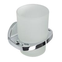 Держатель для стакана и зубных щеток Savol S-007050, хром