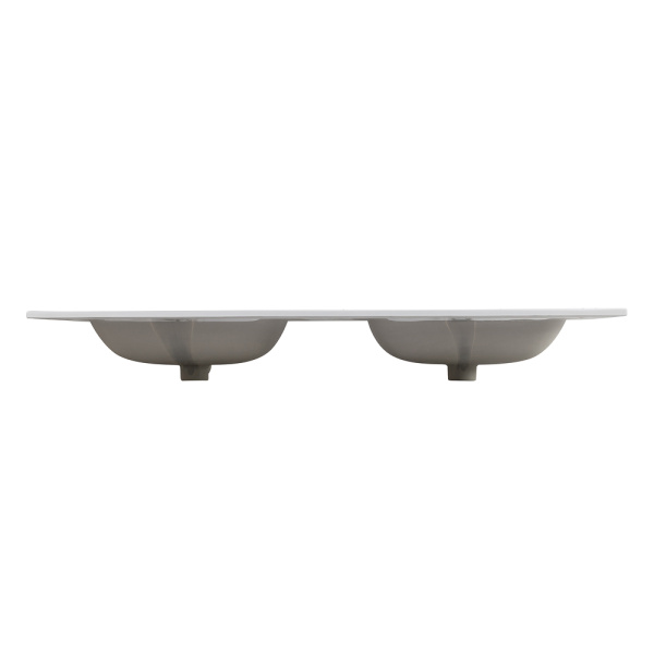 Керамическая раковина с двумя чашами BB1400-2-ETL, 1410x460x175