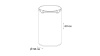 Корзина для белья FIXSEN ECO STYLE бежевая (FX-1031B)