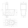 Чаша унитаза безободкового со смывом TORNADO с сиденьем BelBagno FLAY-TOR BB2149CP-TOR/SC