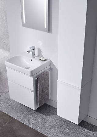 Комплект мебели для ванной Geberit Smyle Square 60  подвесной Белый глянец (529.352.00.6)