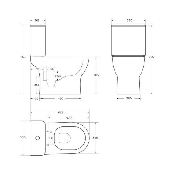 Чаша напольного унитаза с сиденьем BelBagno STEAM BB130CPR/SC