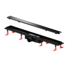 AM.PM W02SC-U11-080-04BM PrimeFlow Трап для душа линейный универс затвор Tile 80см цвет черн мат