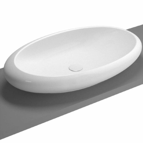 Раковина Vitra Istanbul шгв 855*510*185 отверстия для смесителя-отсутствуют VitrA Clean цвет-белый 4446B403-0016