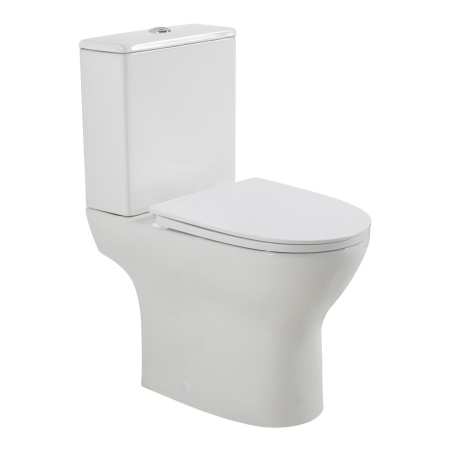Чаша напольного унитаза c сиденьем BelBagno LOUNGE BB045CPR/SC