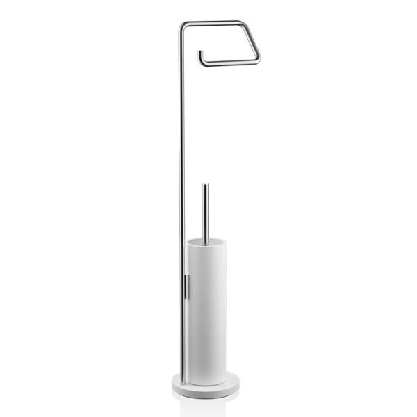Ёршик с держателем для бумаги Decor Walther Stone SBK шгв 150*150*755 цвет-сталь нержавеющая матовая 0973555