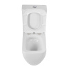 Чаша унитаза безободкового со смывом "Торнадо" с сиденьем BelBagno LUCE-TOR BB2197CP-TOR/SC