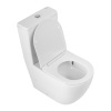 Чаша напольного унитаза со смывом TORNADO с сиденьем BelBagno SFERA-TOR BB2141CP-TOR/SC