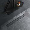 AM.PM W02SC-U11-070-04BM PrimeFlow Трап для душа линейный универс затвор Tile 70см цвет черн мат