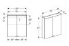 Комплект мебели для ванной Geberit Smyle Square 60  подвесной Белый глянец (529.352.00.6)