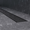 AM.PM W02SC-U11-080-04BM PrimeFlow Трап для душа линейный универс затвор Tile 80см цвет черн мат