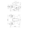 Ideal Standard CERAPLAN III BD005AA Набор 3-в-1 Смесители и душевой гарнитур