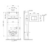 AM.PM I012710.0238 MasterFit инсталляция для подвесного унитаза с клавишей ProC S, мат.черный