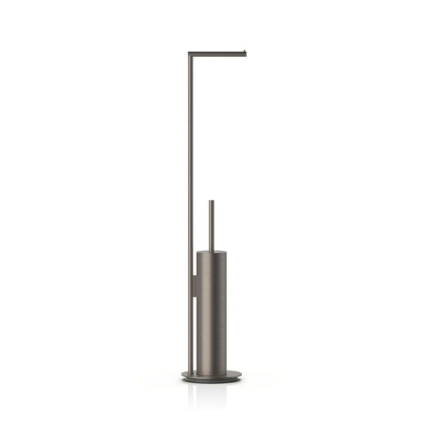 Стойка бумагодержатель с ёршиком Decor Walther MIKADO шгв 140*145*840 цвет колбы-Dark Metal Matt цвет-Dark Metal Matt PVD 0522359