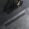 AM.PM W02SC-U11-080-04BM PrimeFlow Трап для душа линейный универс затвор Tile 80см цвет черн мат