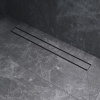AM.PM W02SC-U11-080-04BM PrimeFlow Трап для душа линейный универс затвор Tile 80см цвет черн мат