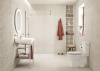 Каркас Roca CARMEN 800, нержавеющая сталь, с раковиной, Satin White