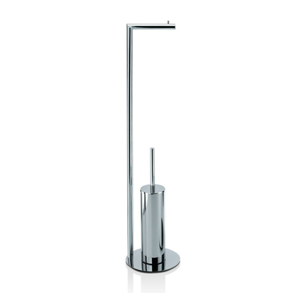 Ёршик с держателем для бумаги Decor Walther STRAIGHT 7 шгв 180*180*800 цвет-хром 0506100
