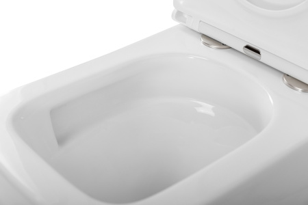 Чаша унитаза безободкового со смывом "Торнадо" с сиденьем BelBagno LUCE-TOR BB2197CP-TOR/SC