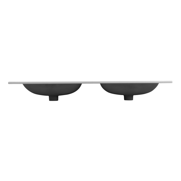 Керамическая раковина с двумя чашами CZR-8073-120-2, 1210x460x155