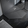 Поддон для душа Vincea из искусственного камня VST-4SP9090G, 900*900*25, серый