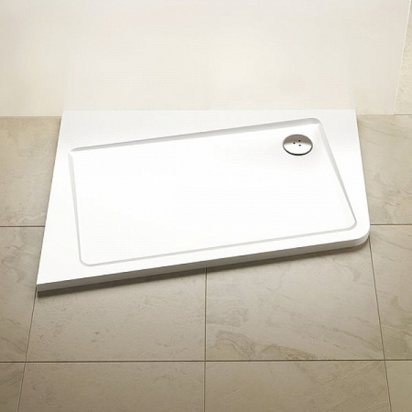 Душевой поддон из искусственного камня Ravak 10° Asymetric Pro 120x90 Белый (XA25G70101L)