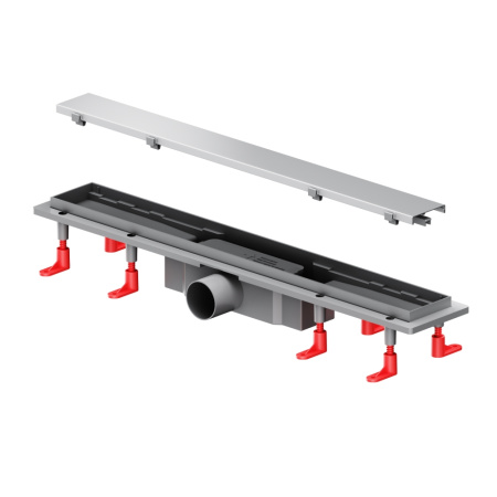 AM.PM W02SC-U11-060-04SB PrimeFlow Трап для душа линейный универс затвор Tile 60см цвет сталь мат