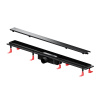 AM.PM W02SC-U11-090-04BM PrimeFlow Трап для душа линейный универс затвор Tile 90см цвет черн мат
