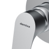 Damixa 777500001 Jupiter, смеситель монтируемый в стену, хром