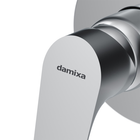 Damixa 777500001 Jupiter, смеситель монтируемый в стену, хром