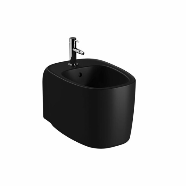 Биде Vitra Plural подвесной шгв 360*545*400 VitrA Clean цвет-черный матовый 7831B483-0288