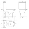 Чаша напольного унитаза c сиденьем BelBagno LOUNGE BB045CPR/SC