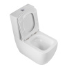 Чаша унитаза безободкового со смывом "Торнадо" с сиденьем BelBagno LUCE-TOR BB2197CP-TOR/SC
