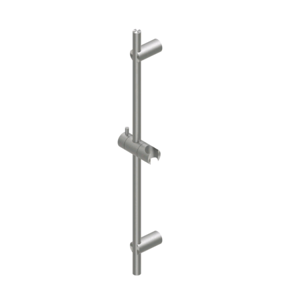 Штанга для душа Quadro design 600 цвет-сталь шлифованная/брашированная (Steel Brushed Inox) TS60.00 AS