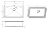 Кухонная мойка FLORACIO Steel F.7551.SS, нержавеющая сталь