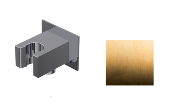 Шланговое подсоединение Ritmonio цвет-золото брашированное (Brushed Gold) P0BA5062GOX