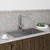 Кухонная мойка FLORACIO Steel F.7551.SSD (DECOR), нержавеющая сталь