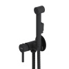 Dorff D3075000BL Logic  смеситель с гигиеническим душем, встроенный, цвет черный