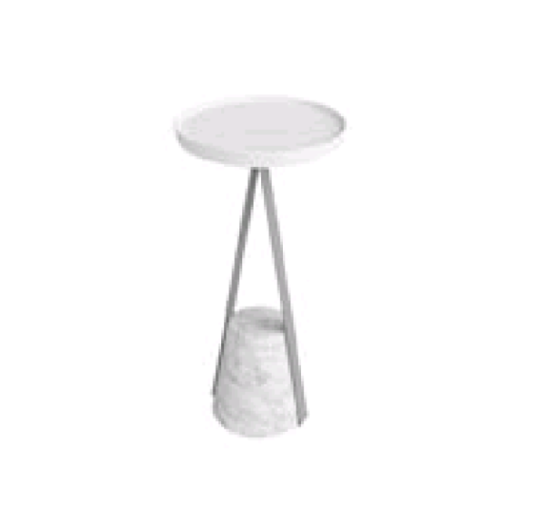 Столик Antonio Lupi Complementi accessori шгв 240*240*560 цвет-goffrato черный матовый HALO1B 545